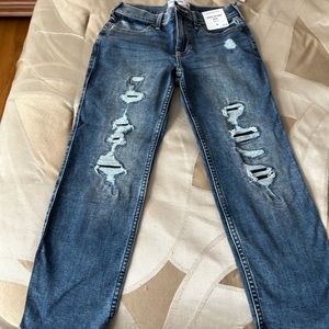 Abercrombie Kids Ankle straight Blue Jean size 9/10